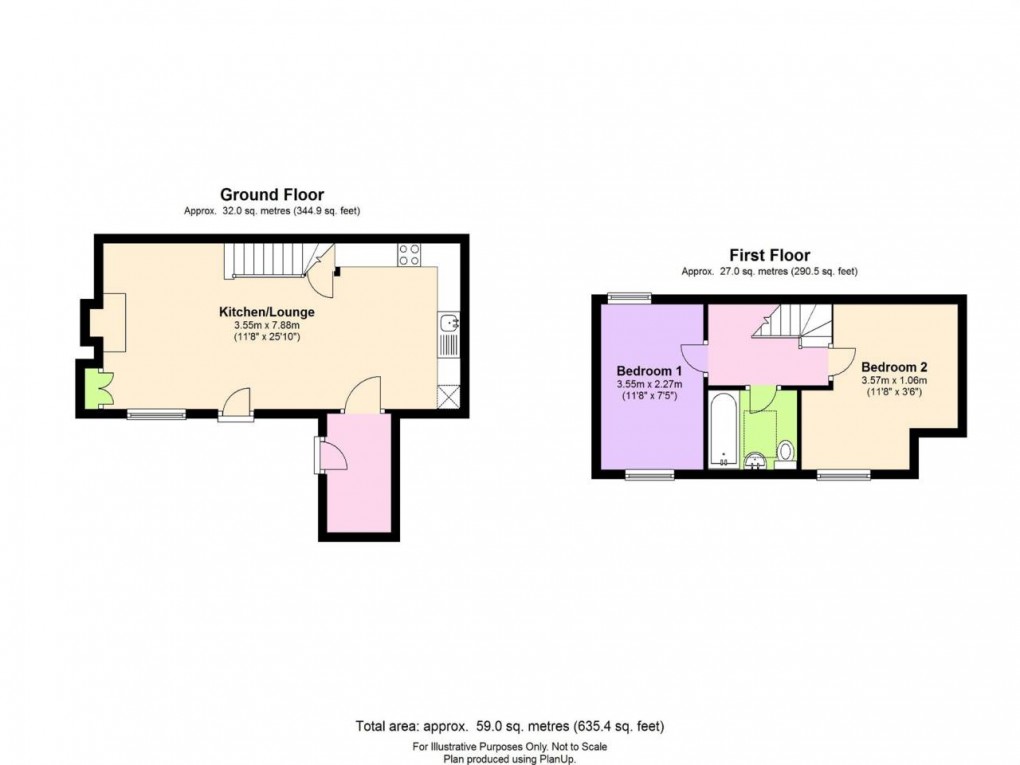 Floorplan for Vine Farm, Oldbury Naite, Oldbury-on-Severn, South Gloucestershire