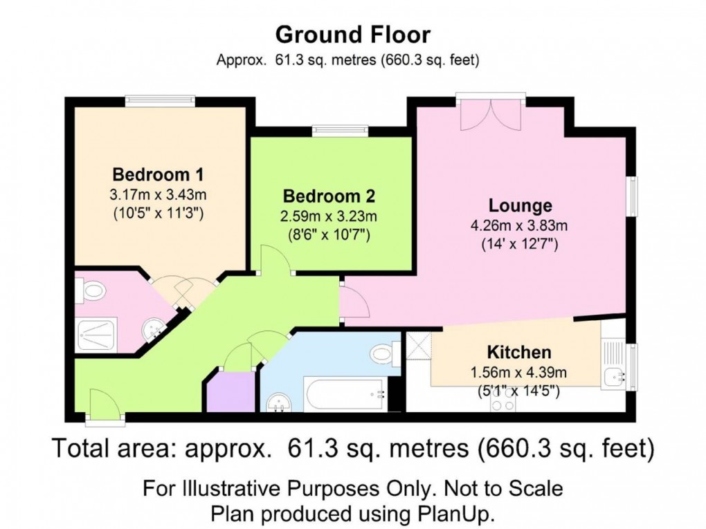 Floorplan for Yate, South Gloucestershire