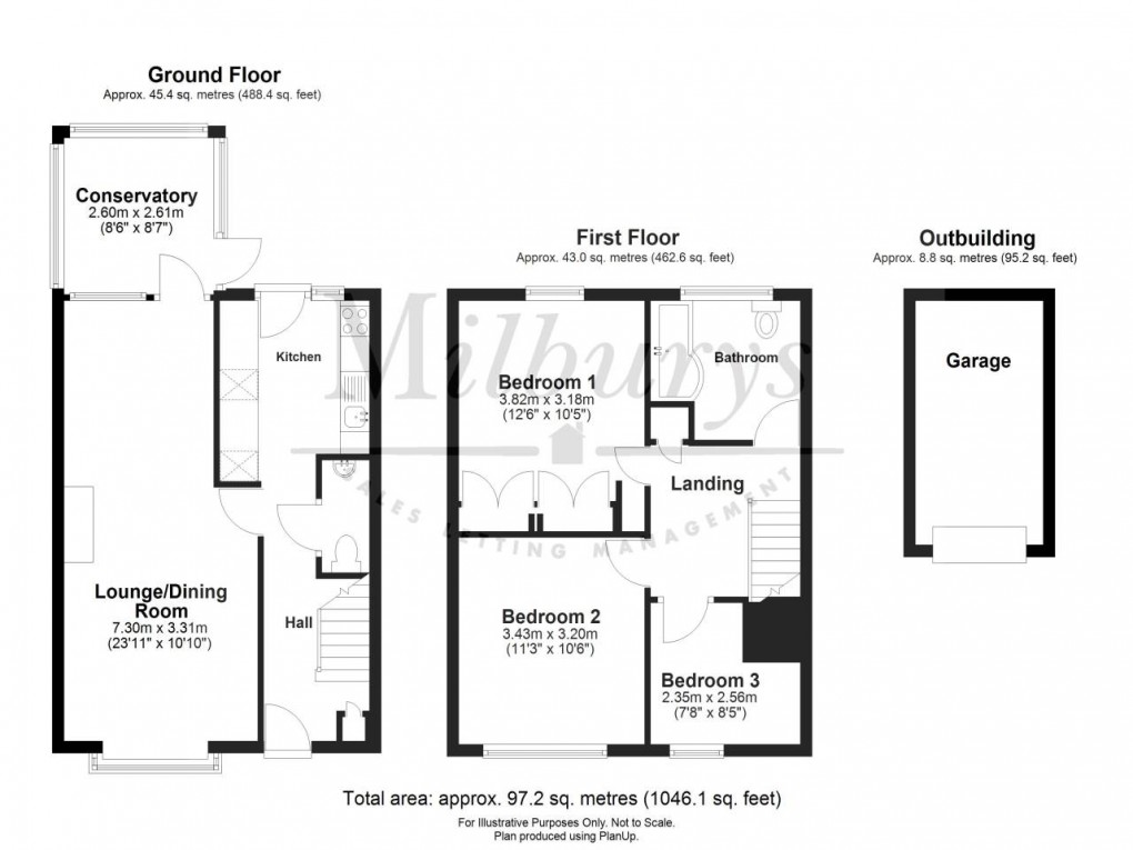 Floorplan for Thornbury, South Gloucestershire, Bristol