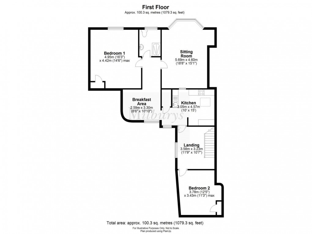 Floorplan for Chipping Sodbury, South Gloucestershire