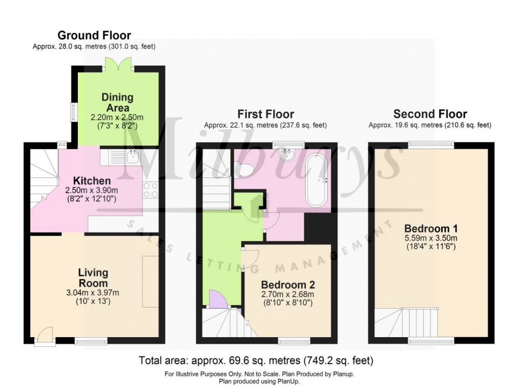 Floorplan for Wotton-under-Edge, Gloucestershire