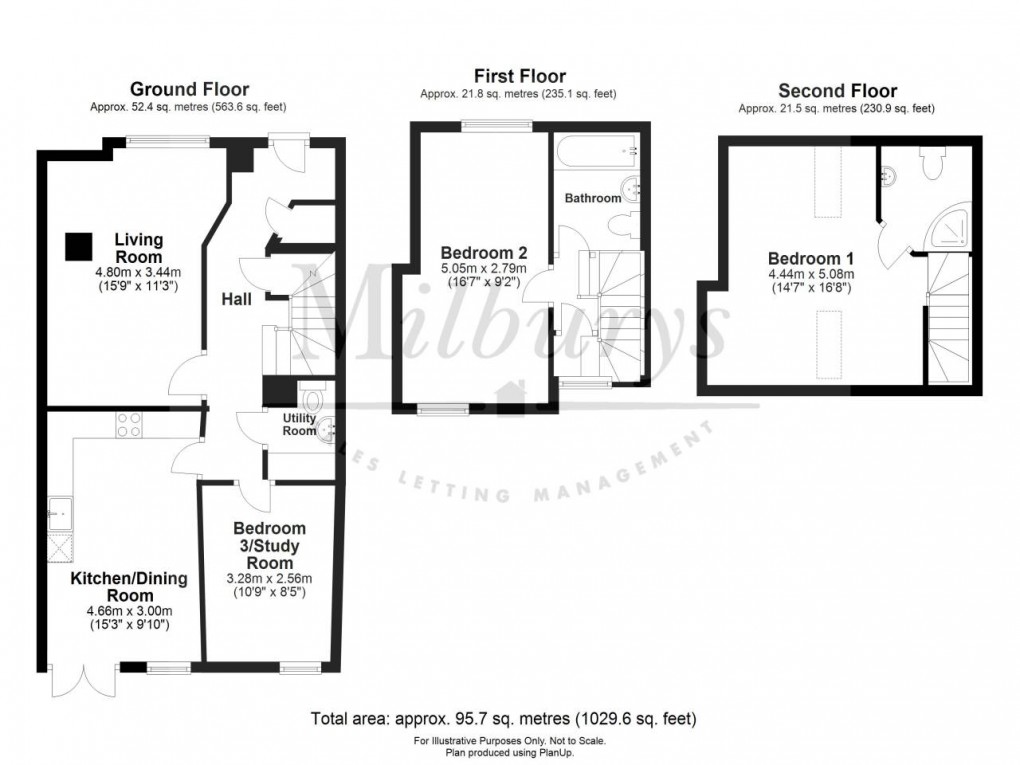 Floorplan for Bristol Road, Hambrook, South Gloucestershire