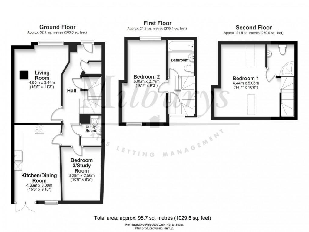 Floorplan for Bristol Road, Hambrook, South Gloucestershire