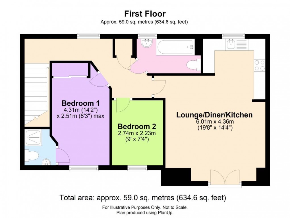 Floorplan for Yate, South Gloucestershire