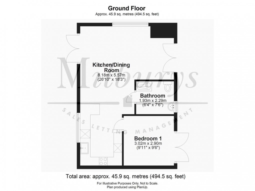 Floorplan for Littleton - Upon - Severn, South Gloucestershire