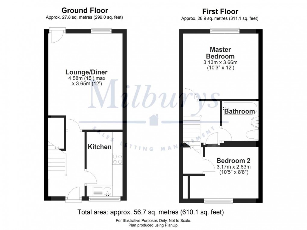 Floorplan for Thornbury, South Gloucestershire