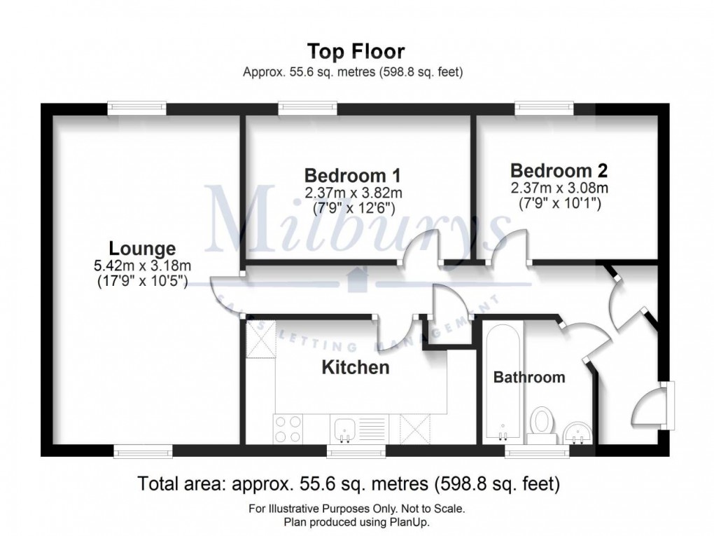 Floorplan for Thornbury, South Gloucestershire