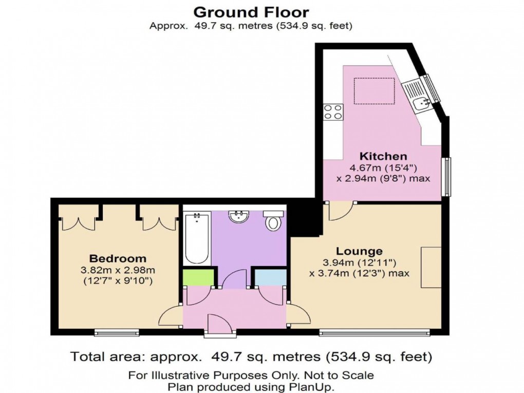 Floorplan for Lodge Farm, Buckover, Nr Thornbury, Gloucestershire