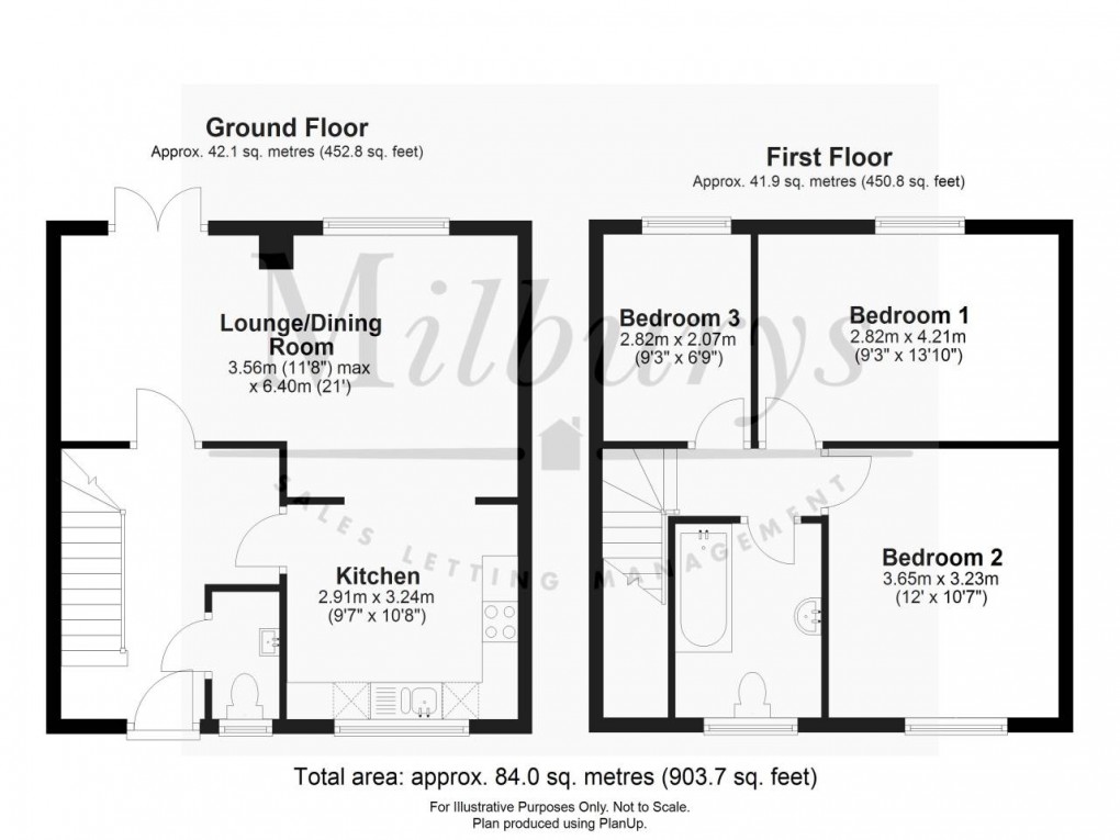 Floorplan for Cam, Dursley, Gloucestershire