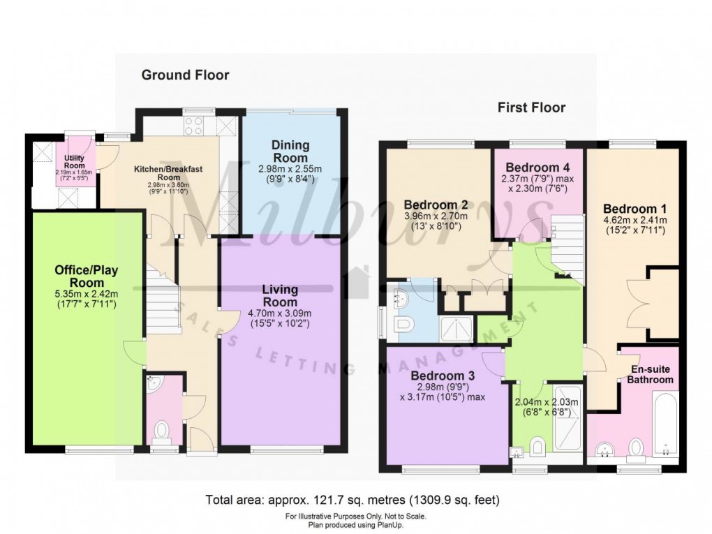 Floorplan for Thornbury, South Gloucestershire, Bristol