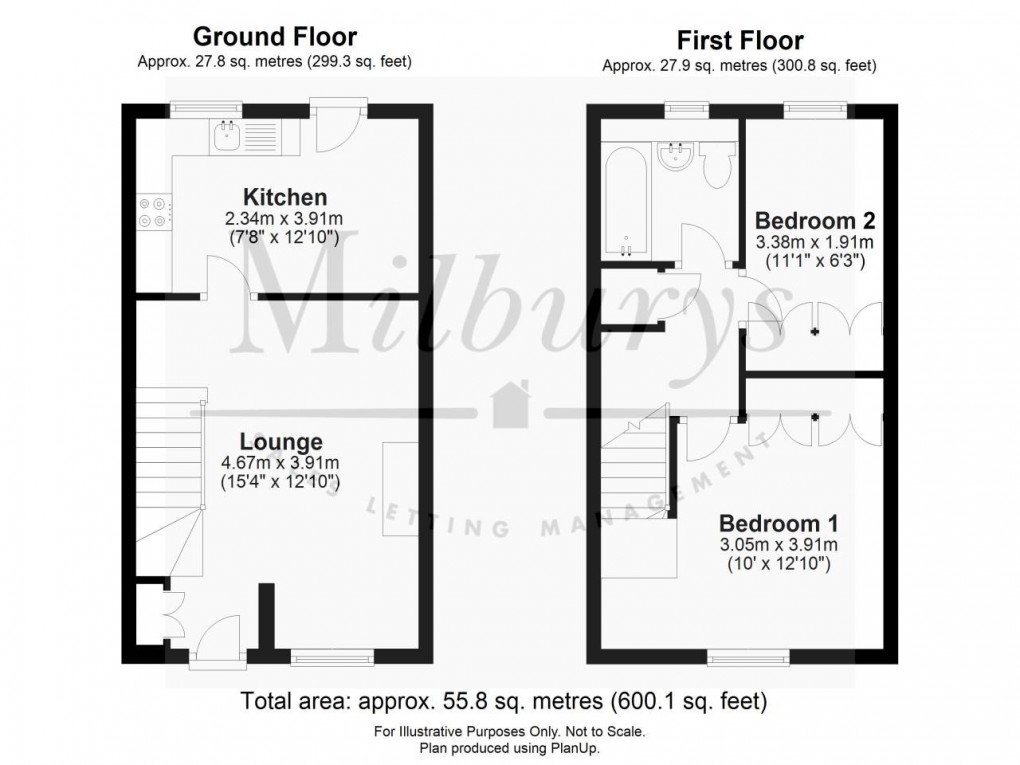 Floorplan for Yate, South Gloucestershire