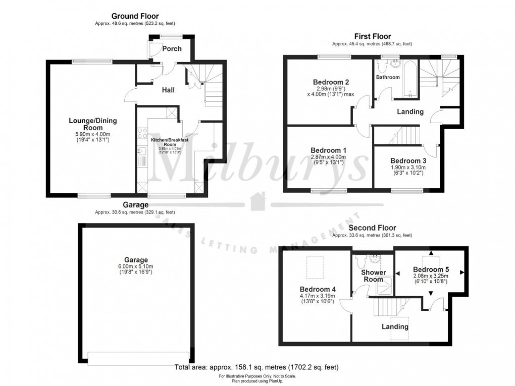 Floorplan for Stowell Hill Road, Tytherington, Gloucestershire