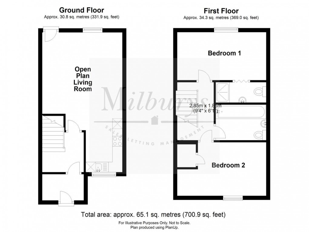 Floorplan for Thornbury, South Gloucestershire