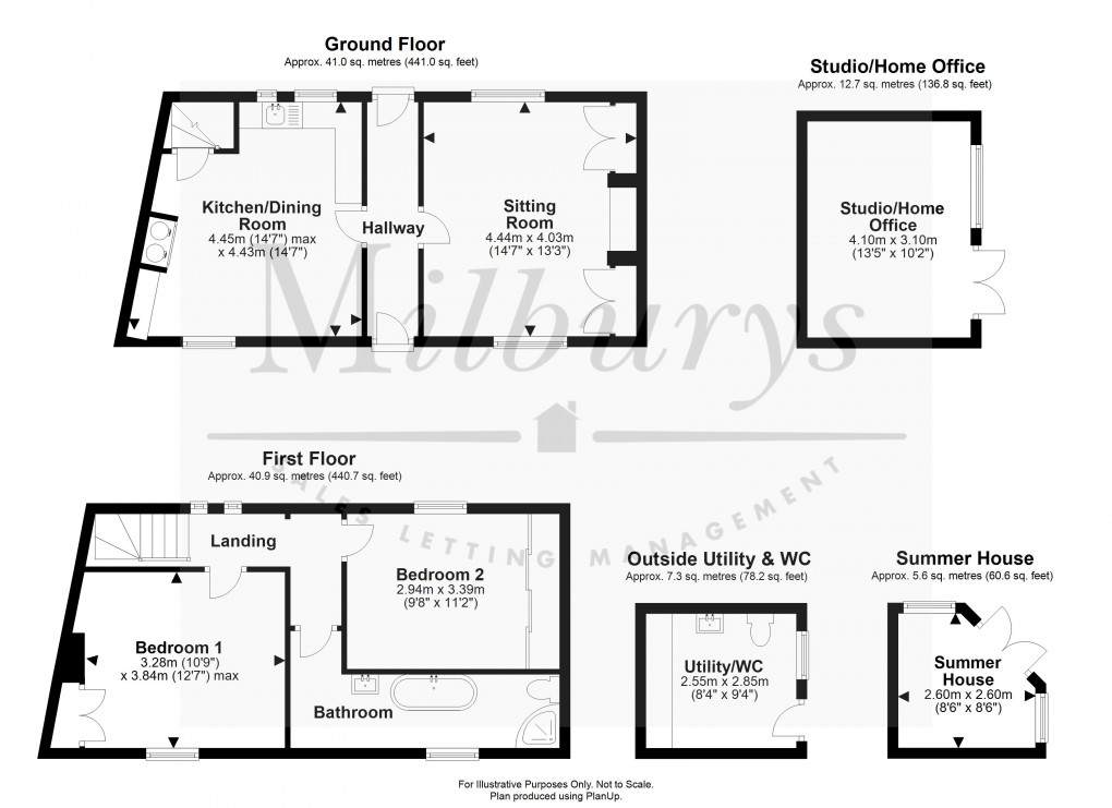 Floorplan for The Street, Stinchcombe, Gloucestershire