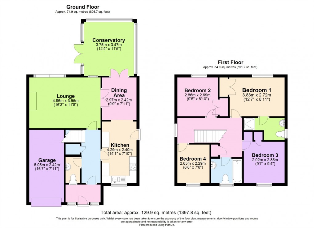 Floorplan for The Knapp, Yate, South Gloucestershire