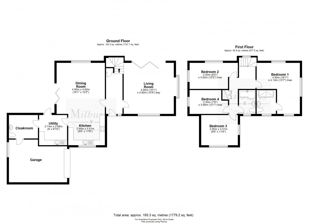 Floorplan for Cromhall, Wotton-under-Edge