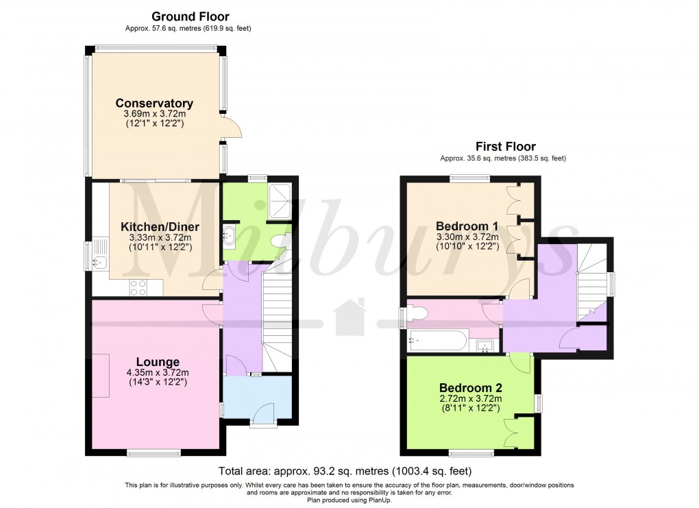 Floorplan for Arnold Court, Chipping Sodbury, Bristol