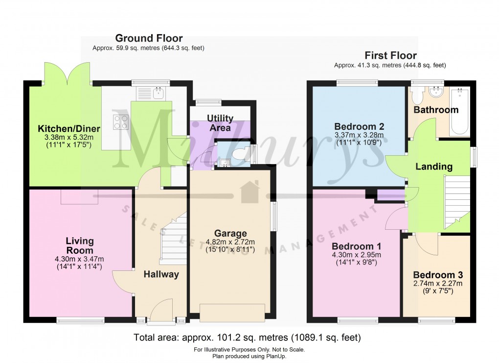 Floorplan for Cotswold Road, Chipping Sodbury, South Gloucestershire
