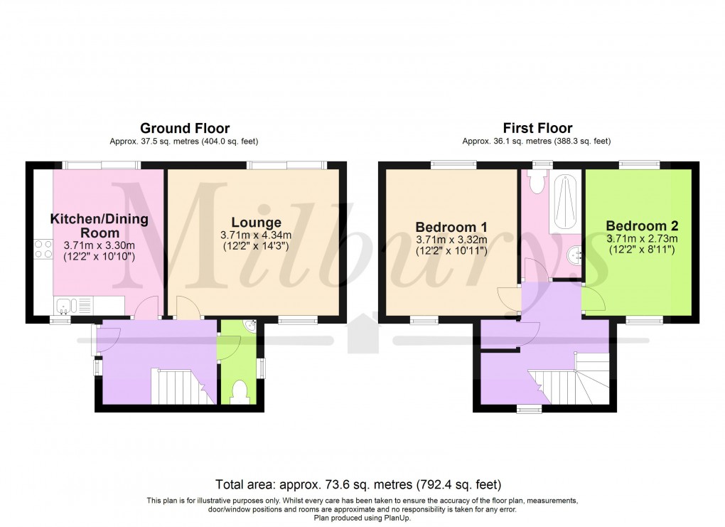 Floorplan for Arnold Court, Chipping Sodbury, South Gloucestershire