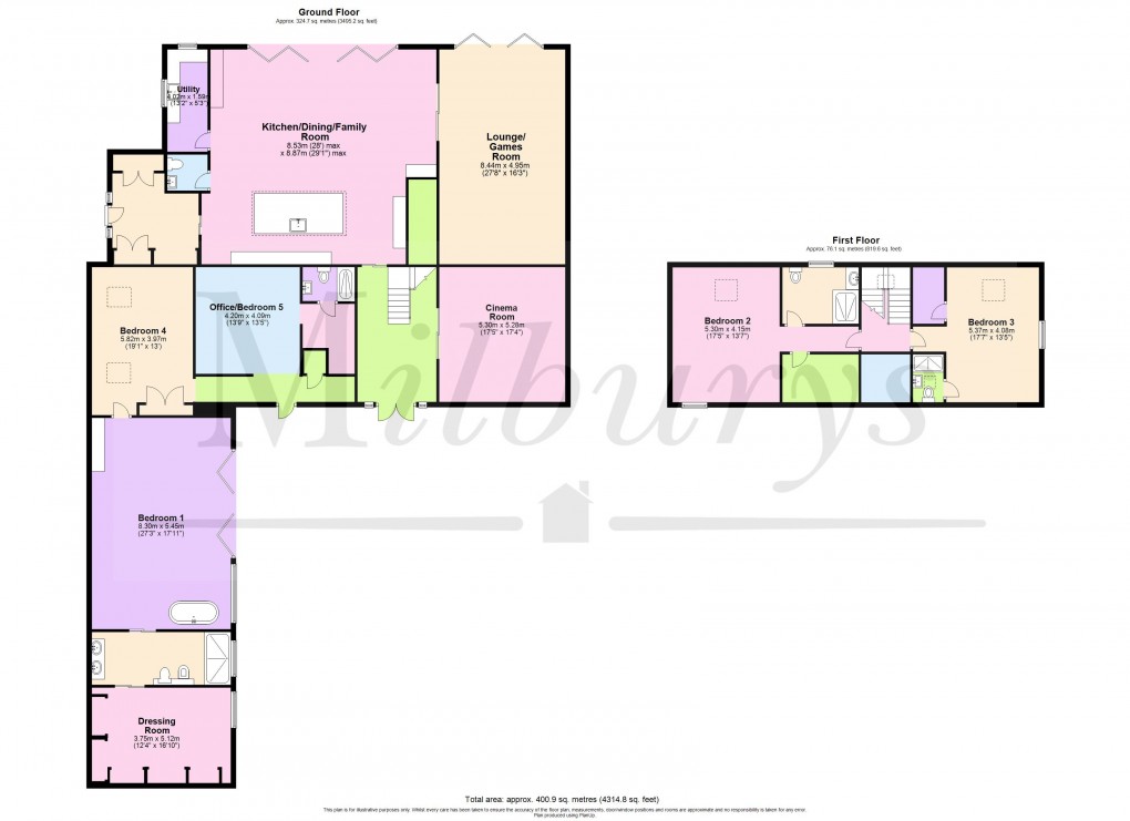 Floorplan for Wotton Road, Iron Acton, South Gloucestershire