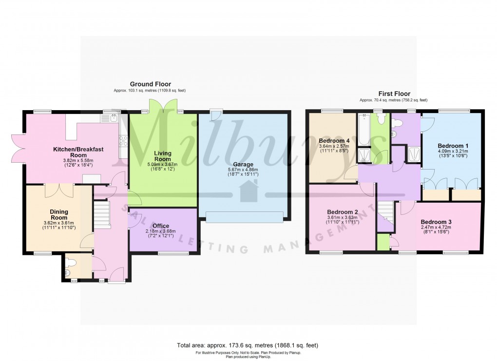 Floorplan for Wotton-under-Edge, Charfield, South Gloucestershire