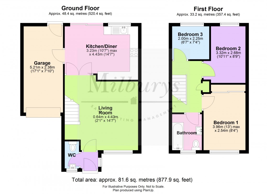 Floorplan for Homefield, Yate, South Gloucestershire