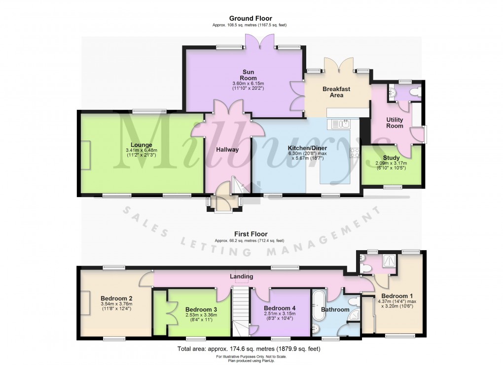 Floorplan for Westerleigh Road, Pucklechurch, South Gloucestershire