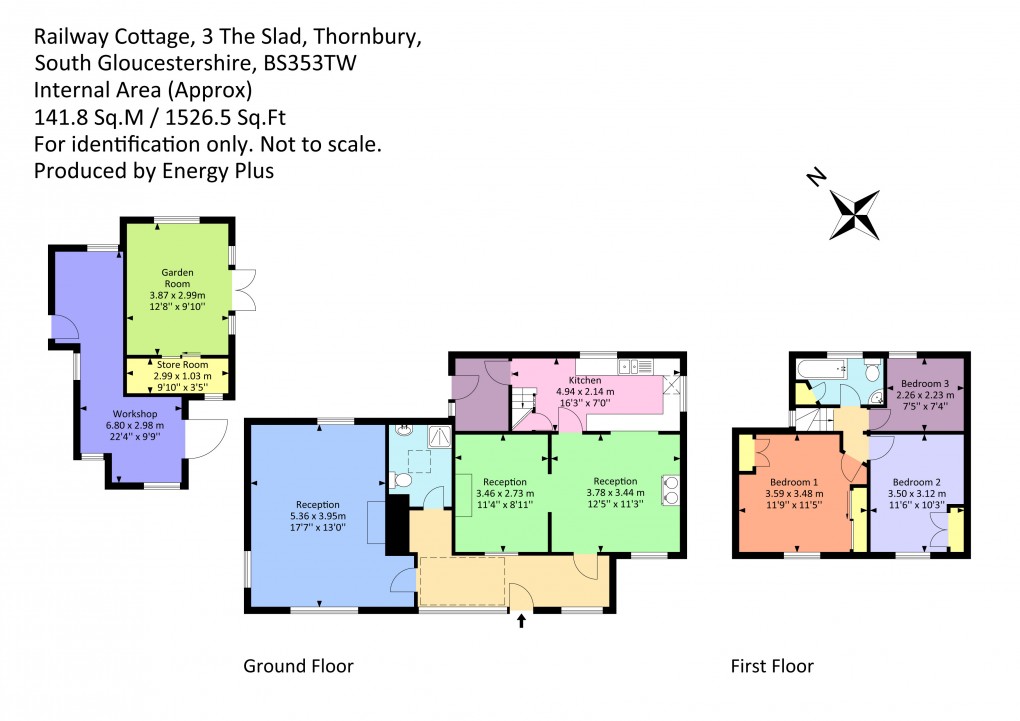 Floorplan for The Slad, Nr. Thornbury, South Gloucestershire