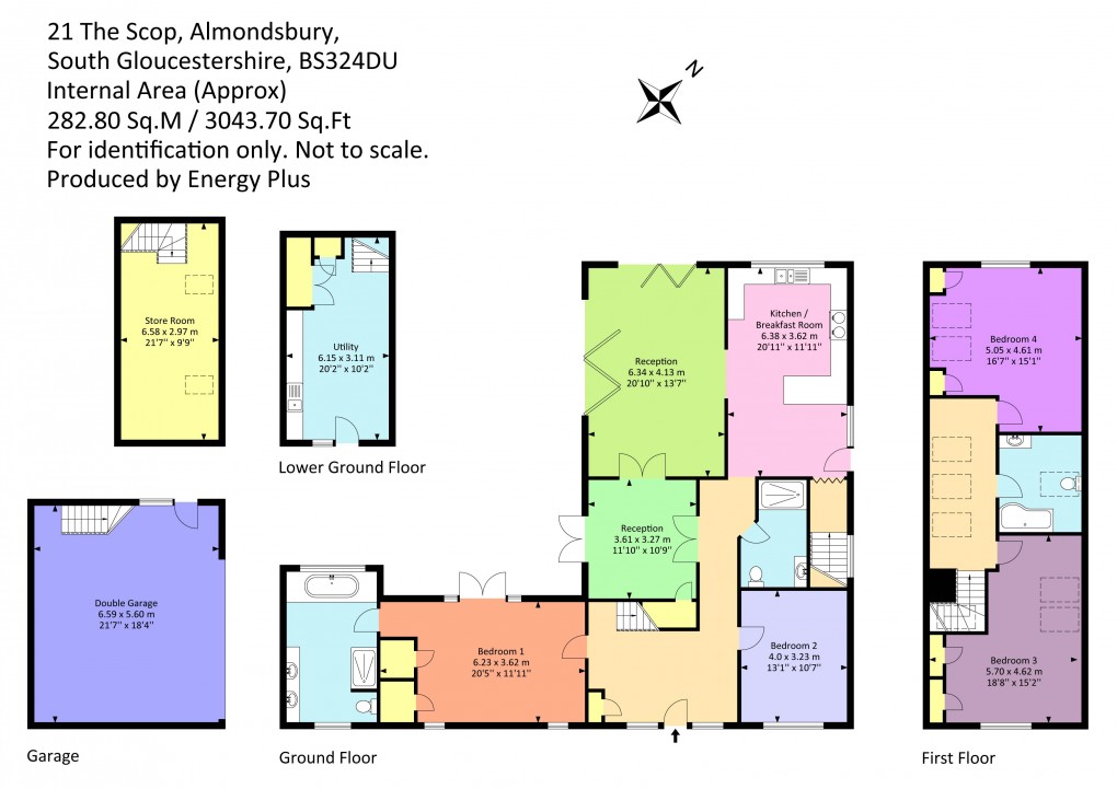 Floorplan for Lower Almondsbury, South Gloucestershire, Almondsbury