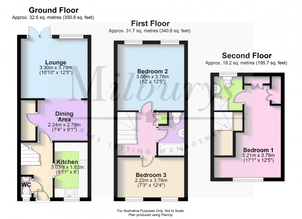 Floorplan for Rogers Court, Chipping Sodbury, South Gloucestershire