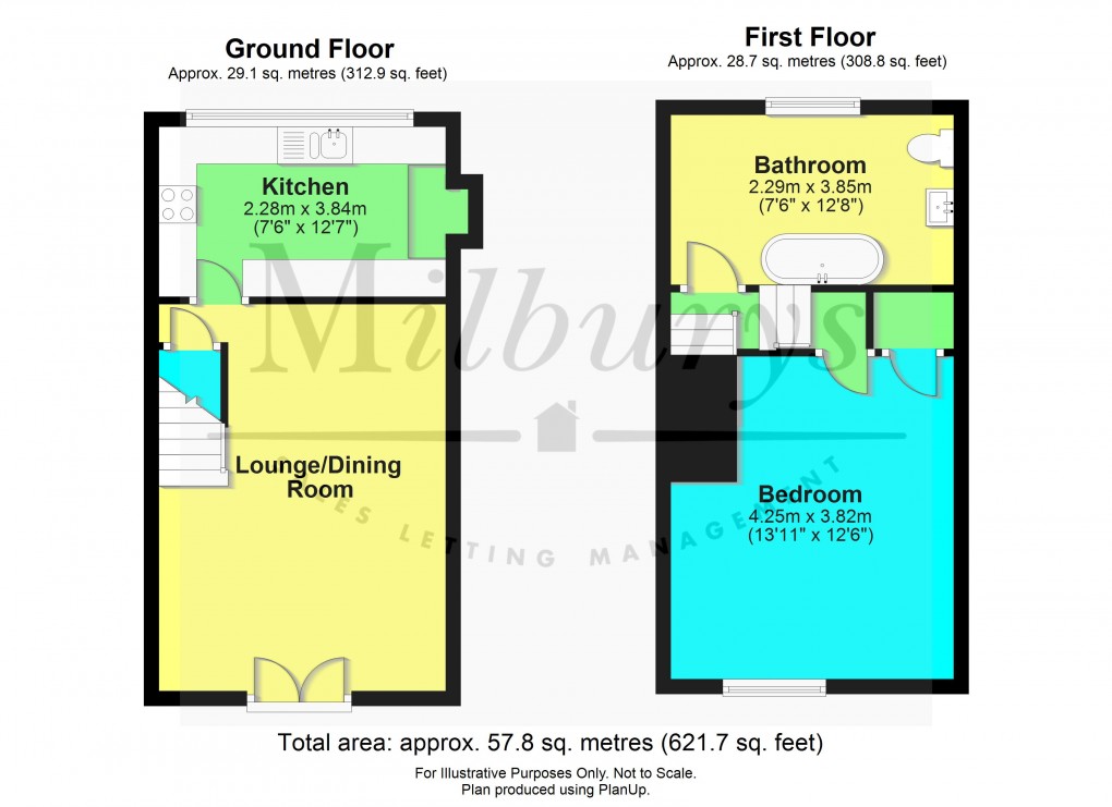 Floorplan for Haw Street, Wotton-under-Edge, Gloucestershire