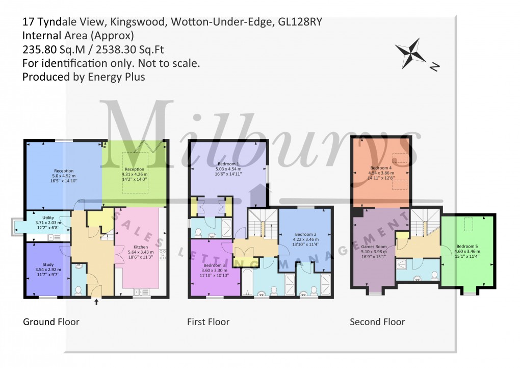 Floorplan for Tyndale View, Kingswood, Wotton under Edge, Gloucestershire