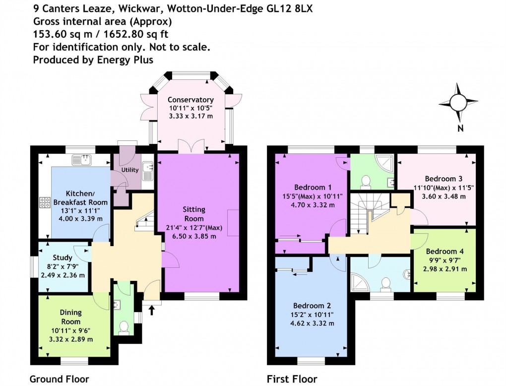 Floorplan for Canters Leaze, Wickwar, South Gloucestershire