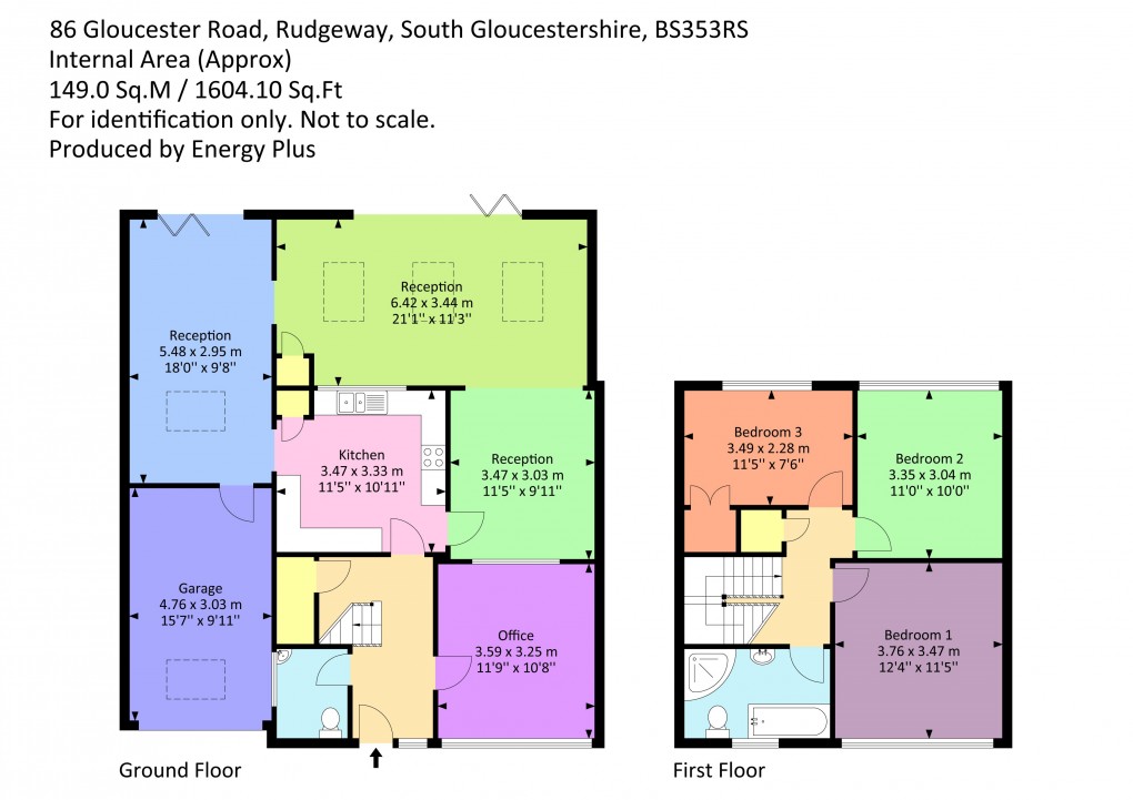 Floorplan for Rudgeway, South Gloucestershire