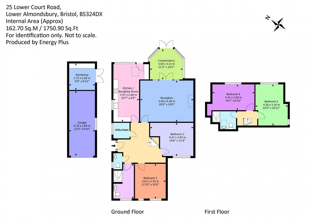 Floorplan for Lower Court Road, Lower Almondsbury, South Gloucestershire
