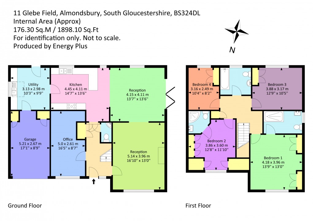 Floorplan for Glebe Field, Lower Almondsbury, South Gloucestershire