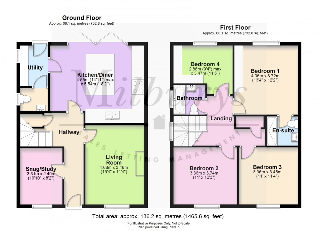 Floorplan for North Road, Yate, South Gloucestershire