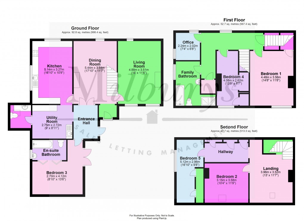 Floorplan for New Road, North Nibley, Gloucestershire