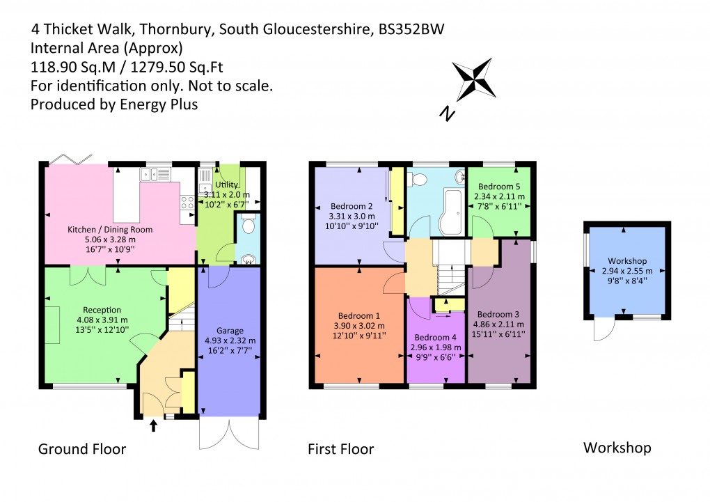 Floorplan for Thornbury, South Gloucestershire