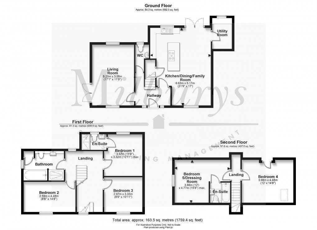 Floorplan for Greenhill Down, Alveston, South Gloucestershire