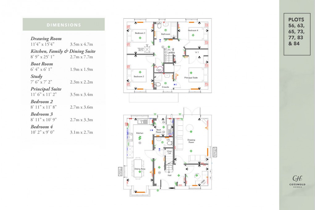 Floorplan for Isabella Gardens, Chipping Sodbury, South Gloucestershire