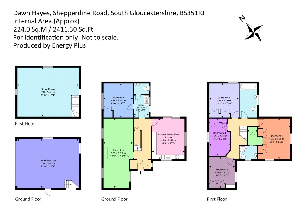 Floorplan for Shepperdine Road, Oldbury Naite, South Gloucestershire