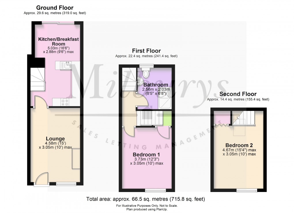 Floorplan for Parkfield Road, Pucklechurch, South Gloucestershire