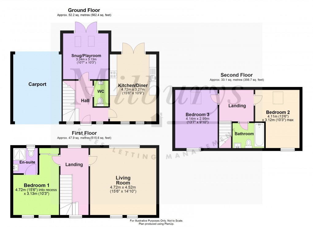 Floorplan for Weavers Way, Chipping Sodbury, South Gloucestershire