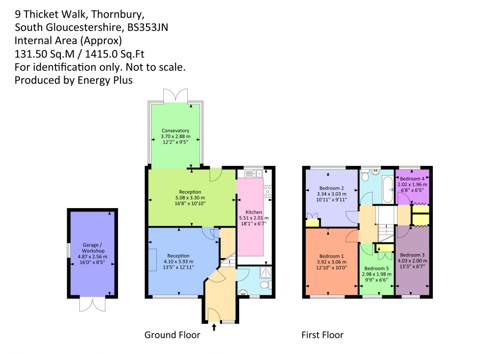 Floorplan for Thornbury, South Gloucestershire