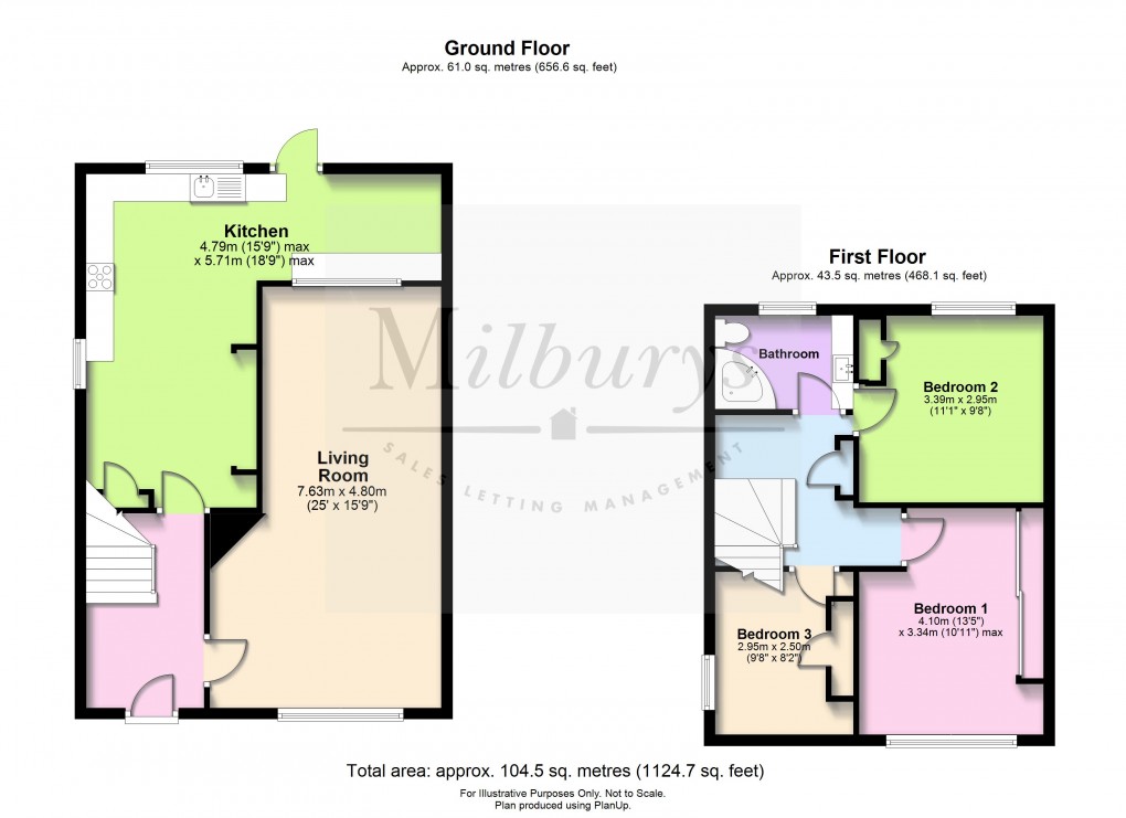 Floorplan for Kingswood, Wotton-under-Edge, Gloucestershire