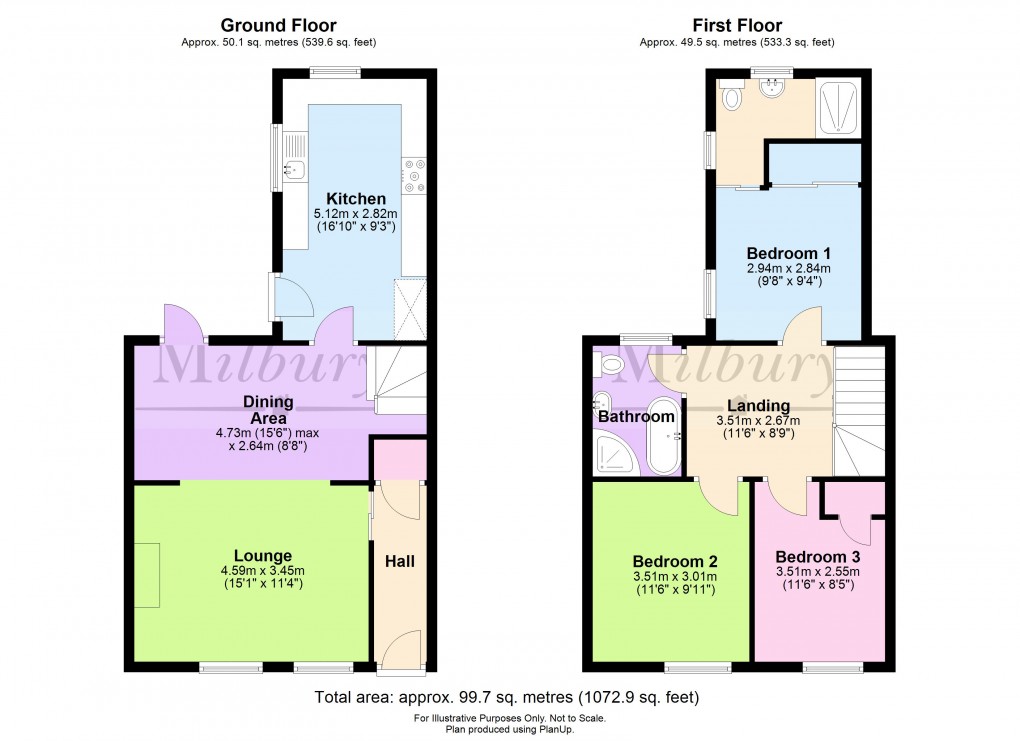 Floorplan for Wotton-Under-Edge, Charfield, South Gloucestershire