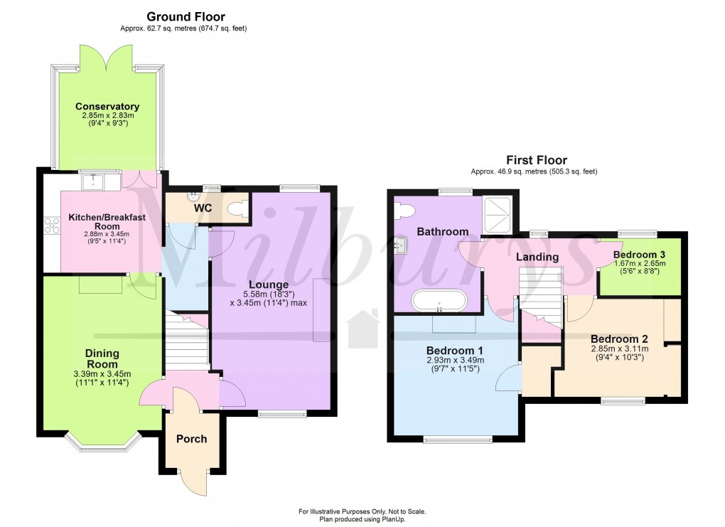 Floorplan for Gaunts Road, Chipping Sodbury, South Gloucestershire