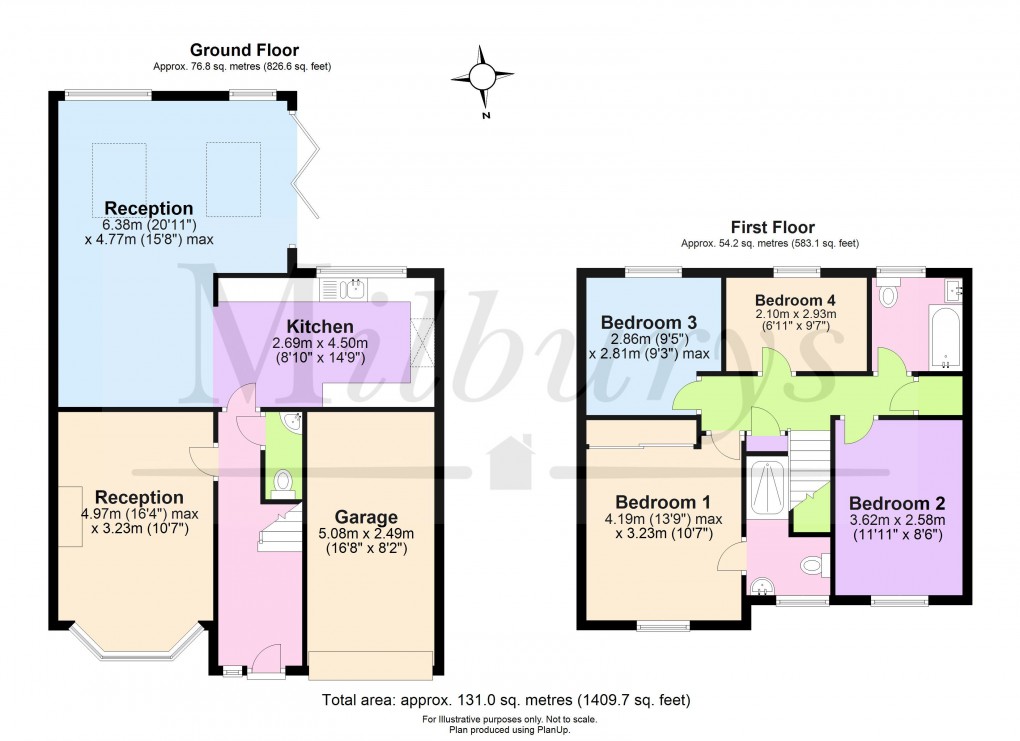 Floorplan for Pear Tree Hey, Yate, South Gloucestershire