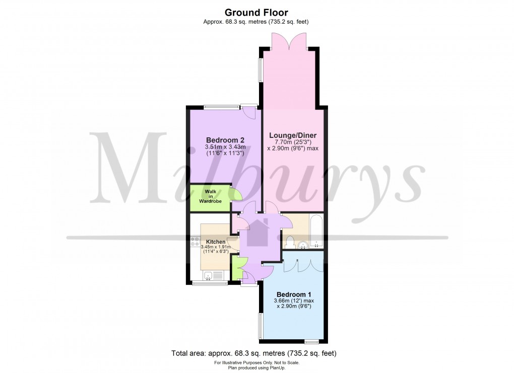 Floorplan for Fairhaven, Yate, South Gloucestershire